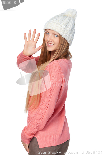 Image of Hand counting - five fingers