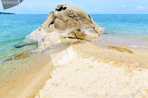 Image of asia   bay isle white  beach    south china sea kho samui  