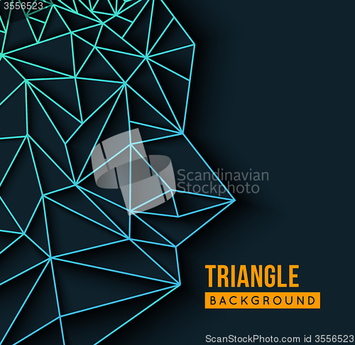 Image of Abstract network connection background