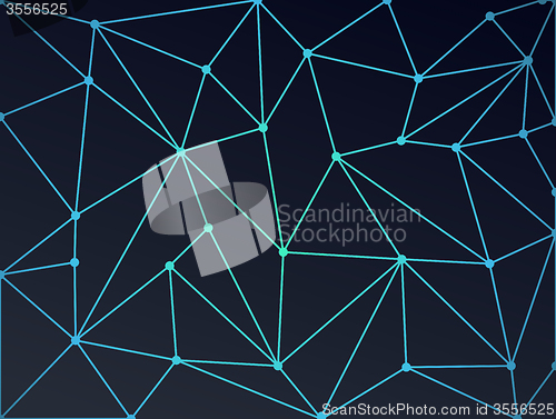 Image of Abstract network connection background