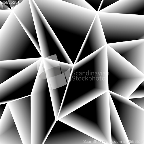 Image of Abstract paper gray triangle background