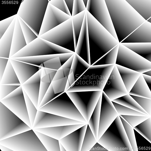 Image of Abstract paper gray triangle background