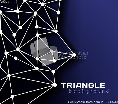 Image of Abstract network connection background