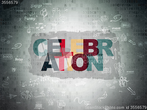 Image of Entertainment, concept: Celebration on Digital Paper background