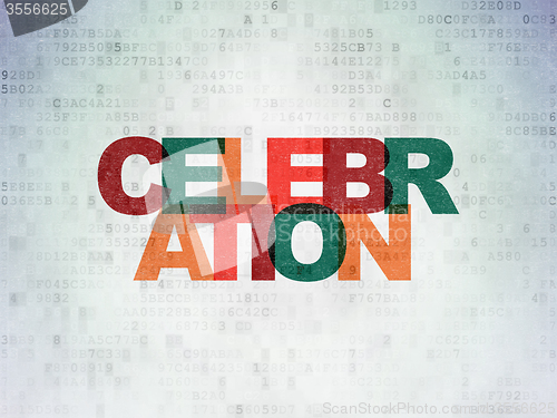 Image of Entertainment, concept: Celebration on Digital Paper background