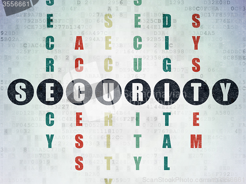 Image of Security concept: Security in Crossword Puzzle