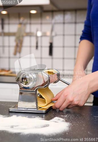 Image of Rolling Pasta Detail