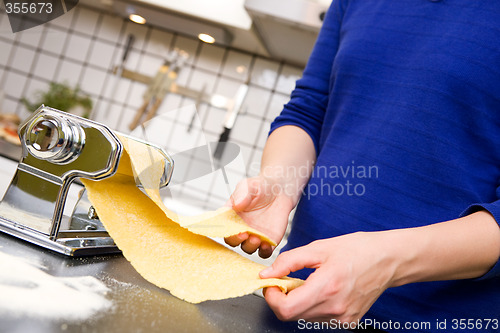 Image of Pasta Making Detail