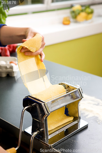 Image of Pasta Making Detail