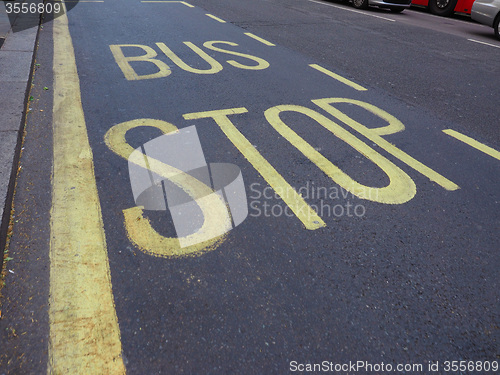 Image of Bus stop sign