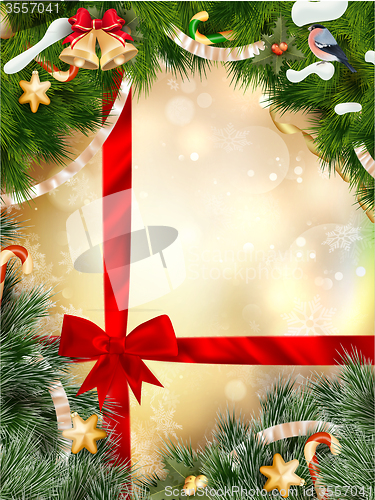 Image of Abstract christmas background. EPS 10