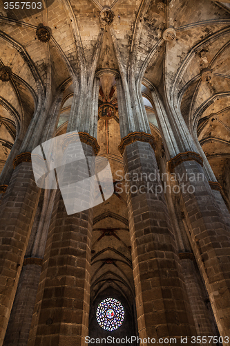 Image of Gothic church interior