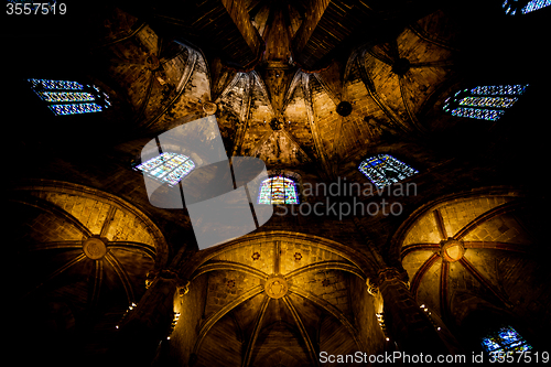 Image of Gothic church interior