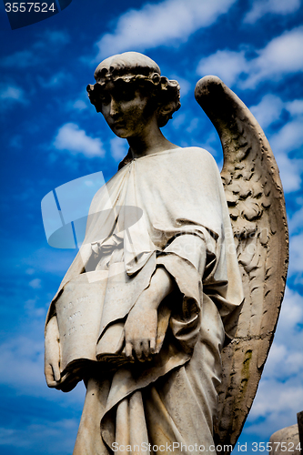 Image of Old cemetery statue