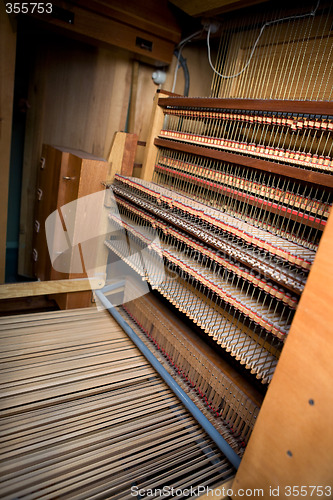 Image of Old Pipe Organ Interior