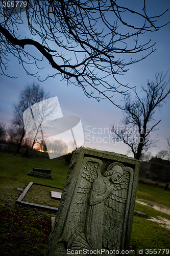 Image of Angel Tombstone