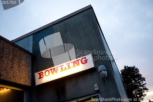 Image of Bowling sign