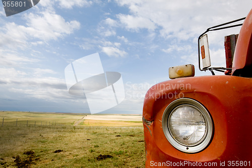 Image of Grain Truck Abstract