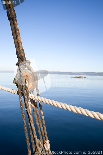 Image of Boat Pulley Abstract