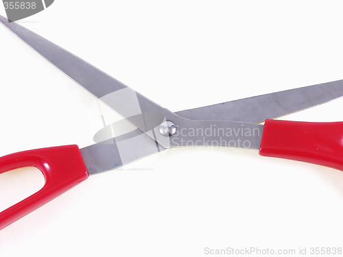 Image of Red Scissors, open