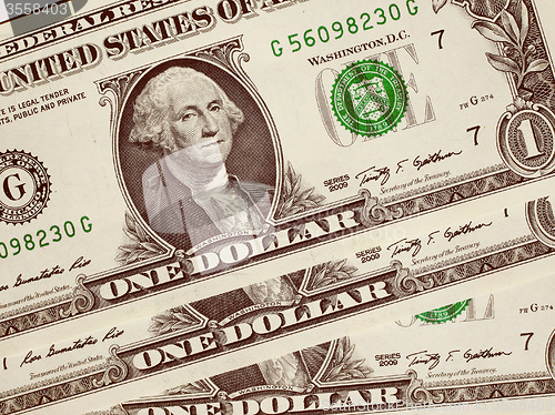 Image of Retro look Dollar notes 1 Dollar