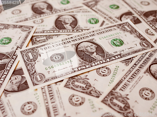 Image of Retro look Dollar notes 1 Dollar