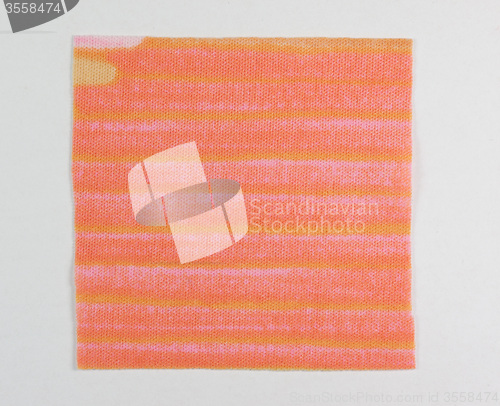 Image of Orange fabric sample