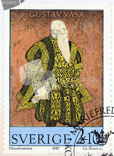 Image of Gustav Vasa Stamp