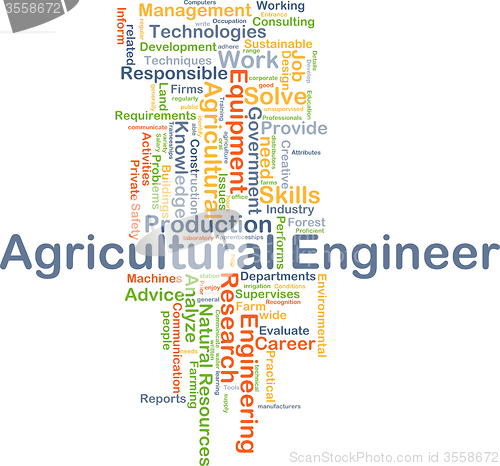 Image of Agricultural engineer background concept