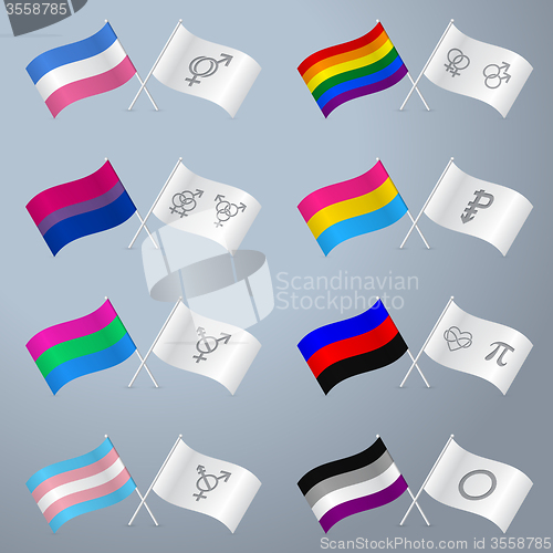 Image of Sexual orientation flags and symbols