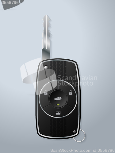 Image of Car key with various remote functions