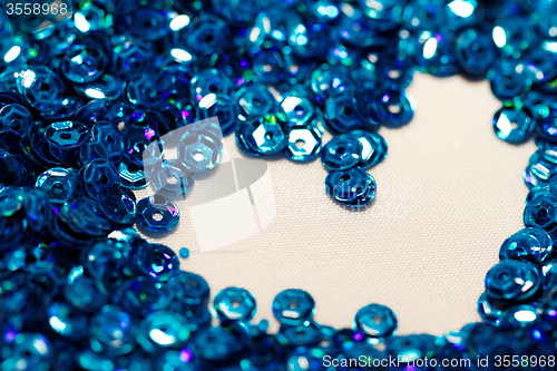 Image of Blue sequin