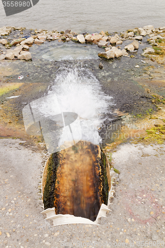 Image of Sewer drain pipe 