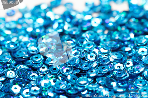 Image of Blue sequin