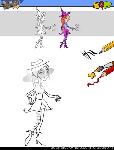 Image of drawing task for preschoolers