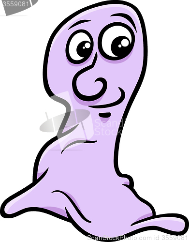 Image of ghost cartoon illustration