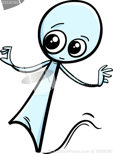 Image of little ghost cartoon character