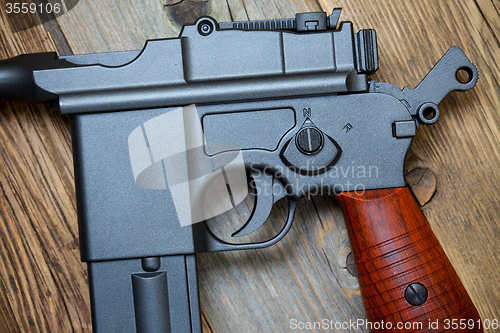 Image of old Mauser pistol gun
