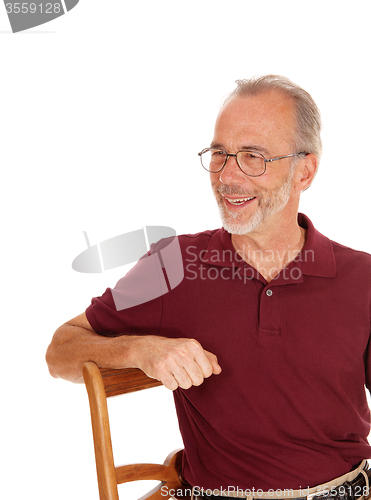 Image of Happy smiling middle age man.