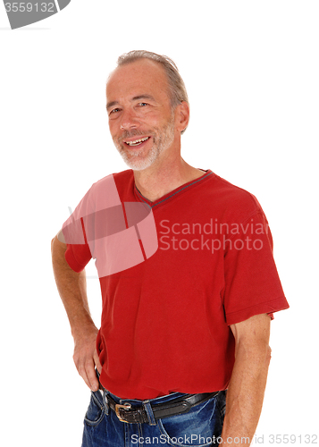 Image of Smiling middle age man.