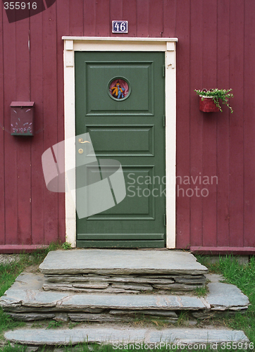 Image of Green door