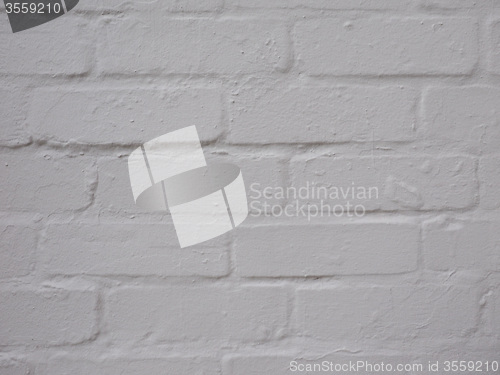 Image of White brick wall background