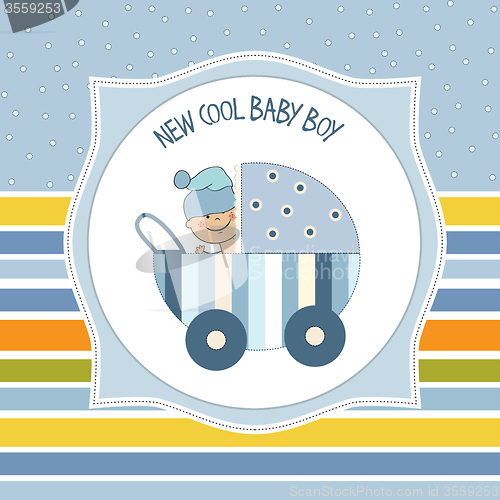 Image of baby boy shower card