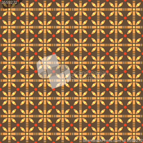 Image of seamless geometric pattern, modern background