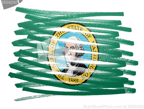 Image of Flag illustration - Washington