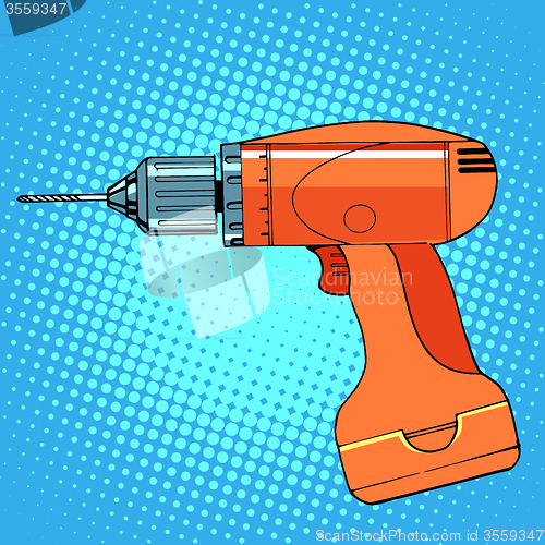 Image of work tool drill screwdriver