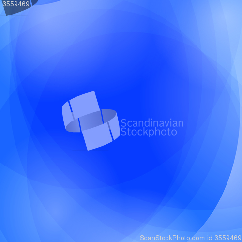 Image of Abstract Blue Wave Background