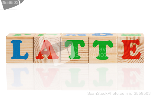 Image of Wooden cubes