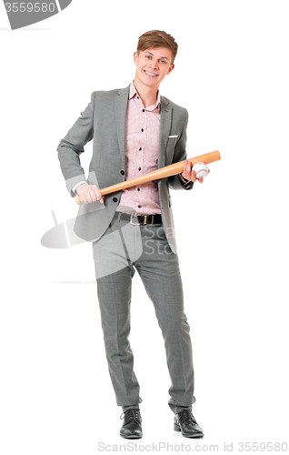 Image of Man with baseball bat 