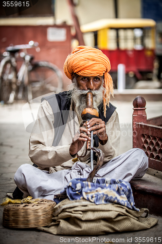 Image of snake charmer